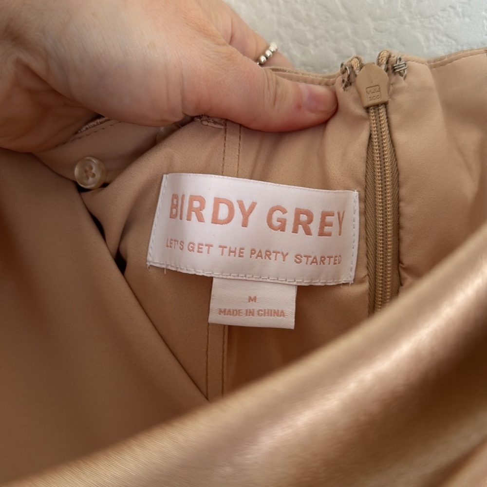 Birdy Grey Strapless Gold Dress - Picture 9 of 13
